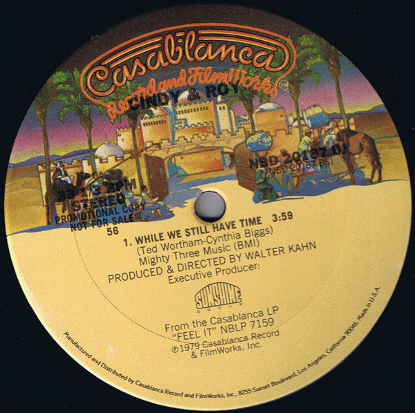 Cindy & Roy : Can You Feel It? (New Mix) (12", Promo, 56)