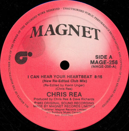 Chris Rea : I Can Hear Your Heartbeat (Club Mix) (12")