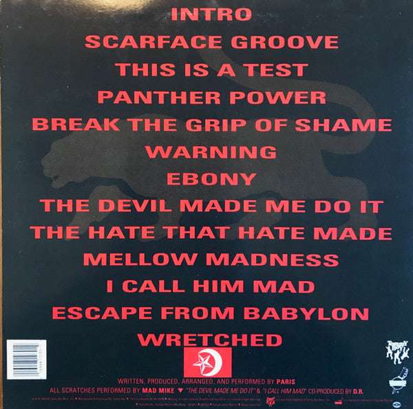 Paris (2) : The Devil Made Me Do It (LP, Album, Promo)