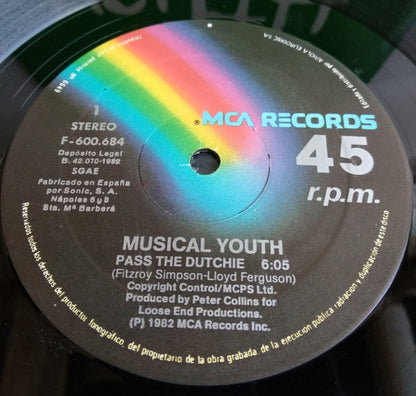 Musical Youth : Pasando Del Poli (12", Maxi)