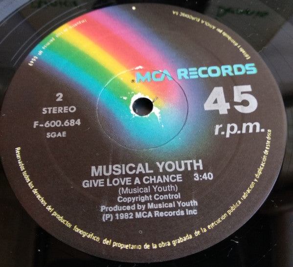 Musical Youth : Pasando Del Poli (12", Maxi)