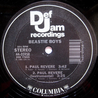 Beastie Boys : It's The New Style / Paul Revere (12")