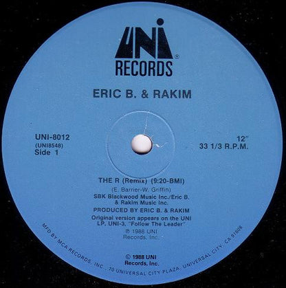 Eric B. & Rakim : The R (12", Pin)