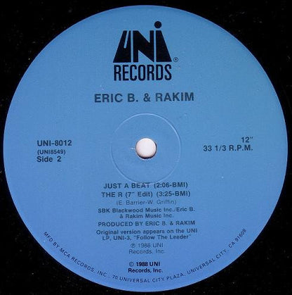 Eric B. & Rakim : The R (12", Pin)