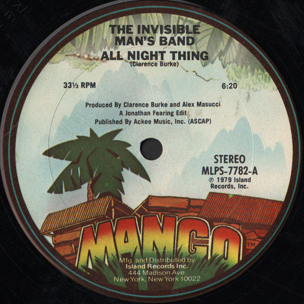 The Invisible Man's Band* : All Night Thing (12")