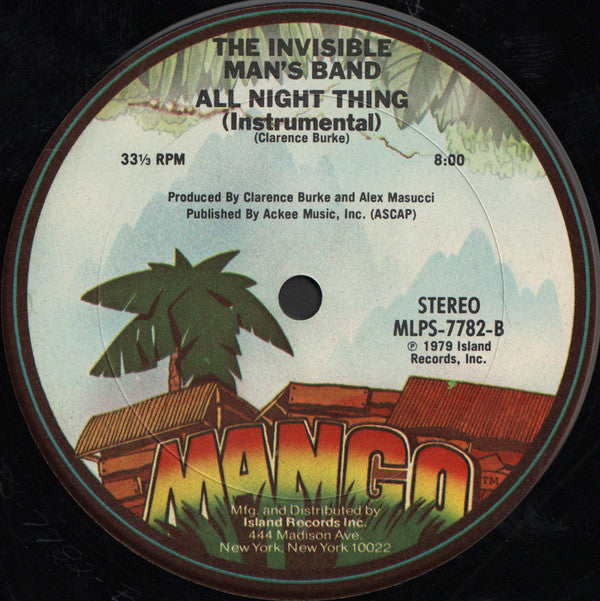 The Invisible Man's Band* : All Night Thing (12")