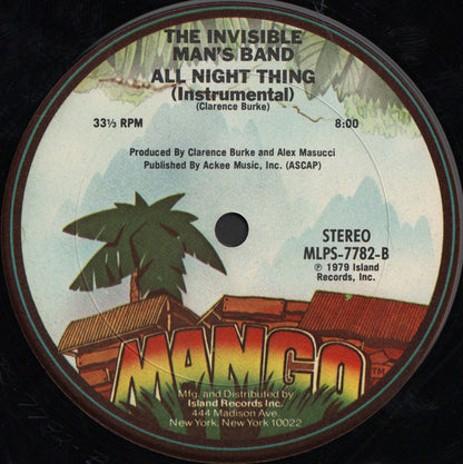 The Invisible Man's Band* : All Night Thing (12")
