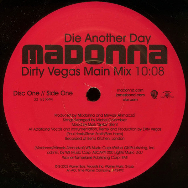 Madonna : Die Another Day (2x12")