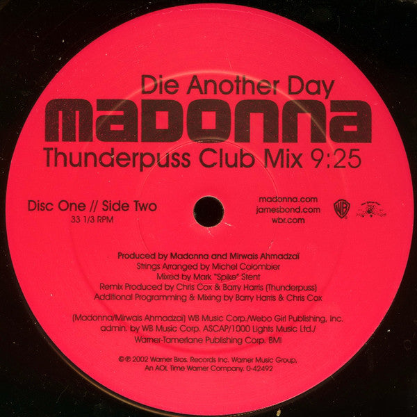 Madonna : Die Another Day (2x12")