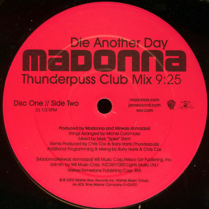 Madonna : Die Another Day (2x12")