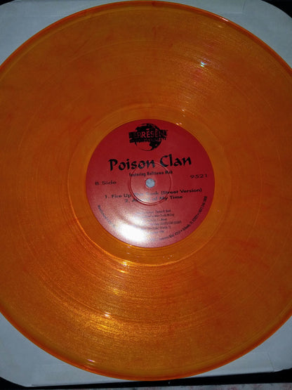 Poison Clan Featuring Rufftown Mob : Fire Up This Funk (12", Cle)