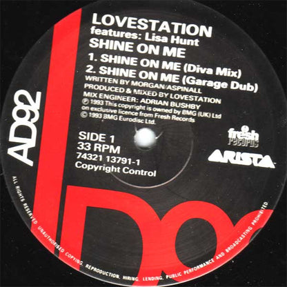 Lovestation : Shine On Me (12")