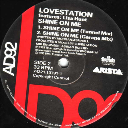 Lovestation : Shine On Me (12")