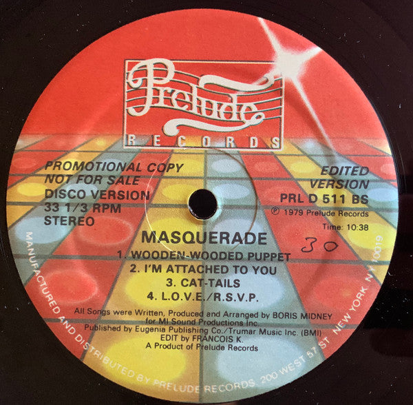 Masquerade (4) : Pinocchio (2x12", Album, Mixed, Promo)