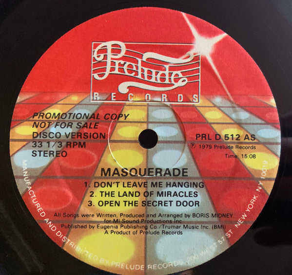 Masquerade (4) : Pinocchio (2x12", Album, Mixed, Promo)