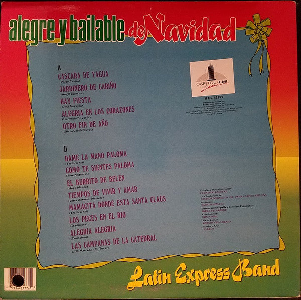 Latin Express Band : Alegre Y Bailable De Navidad (LP, Comp)