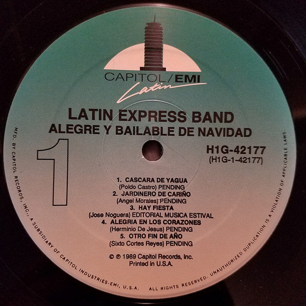 Latin Express Band : Alegre Y Bailable De Navidad (LP, Comp)
