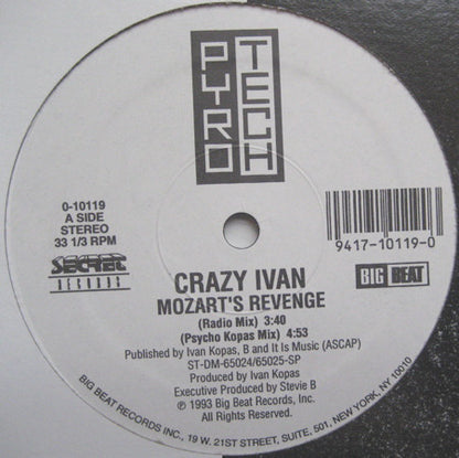 Crazy Ivan : Mozart's Revenge (12")