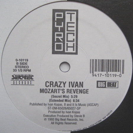 Crazy Ivan : Mozart's Revenge (12")