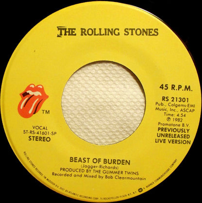 The Rolling Stones : Going To A Go Go (Live) (7", Single, Spe)