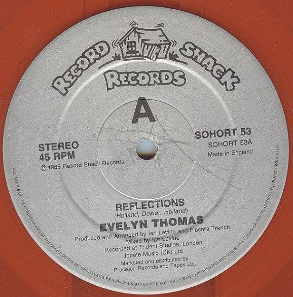 Evelyn Thomas : Reflections (12", Red)