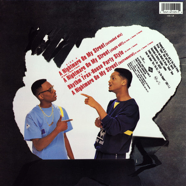 DJ Jazzy Jeff & The Fresh Prince : A Nightmare On My Street (12", RP)