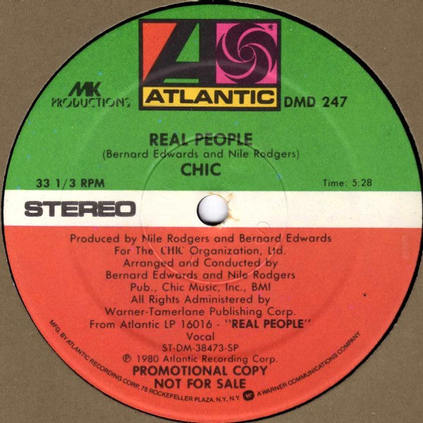 Chic : Real People (12", Promo)