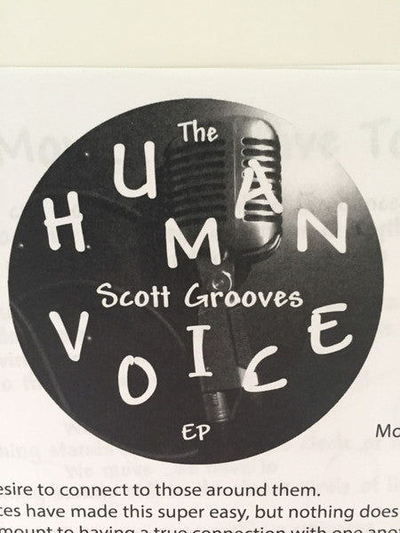 Scott Grooves : The Human Voice EP (12", EP, W/Lbl)