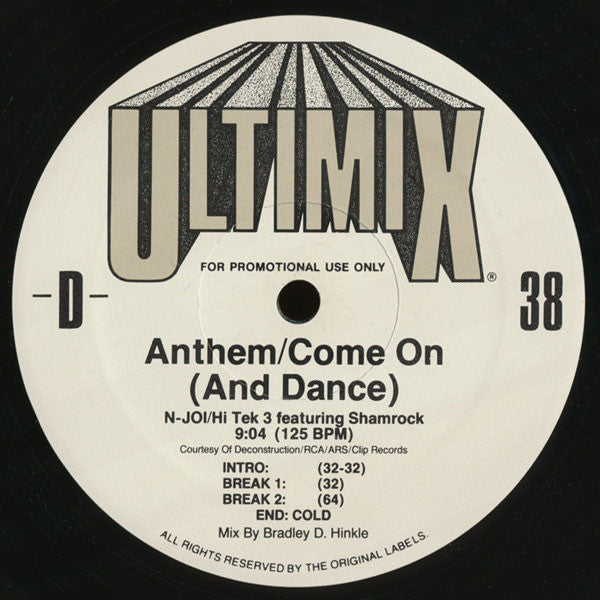 Various : Ultimix 38 (3x12", Comp, Promo)