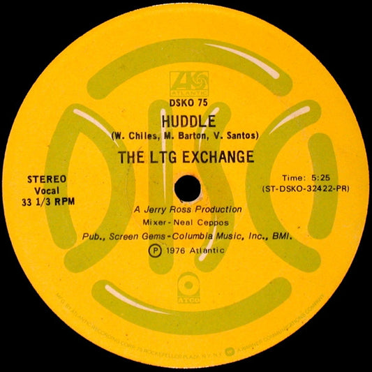 The LTG Exchange* : Huddle (12", Promo)