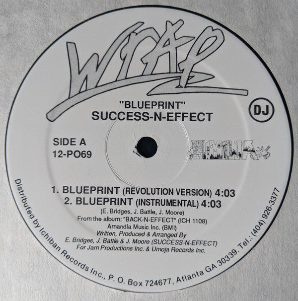 Success - N - Effect : Blueprint / Rhymes That Thrill Ya (12", Promo)