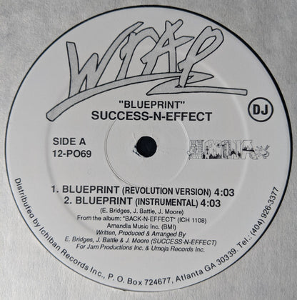 Success - N - Effect : Blueprint / Rhymes That Thrill Ya (12", Promo)
