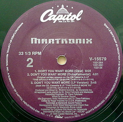 Mantronix : Take Your Time (12", Single)