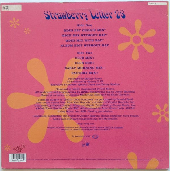 Tevin Campbell : Strawberry Letter 23 (12", Maxi)