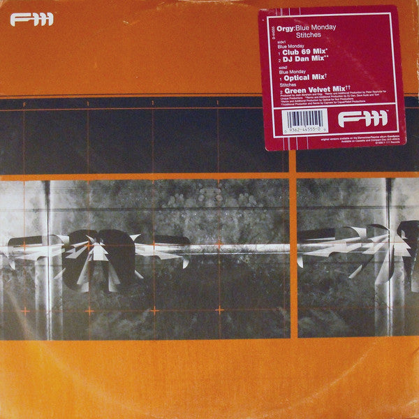 Orgy : Blue Monday / Stitches (12")