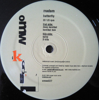 Madam : Butterfly (12")