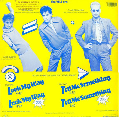 The Vels : Look My Way / Tell Me Something (12", Single, Promo)