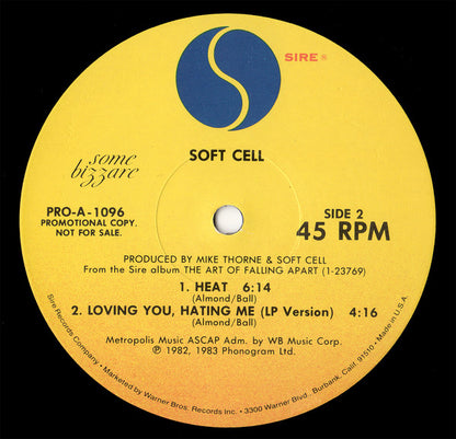 Soft Cell : Loving You, Hating Me (12", Promo)