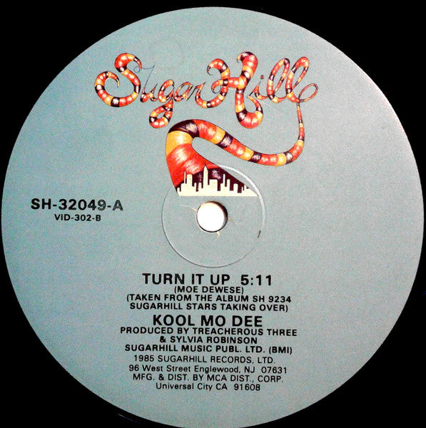 Kool Moe Dee : Turn It Up / U.F.O. (12")
