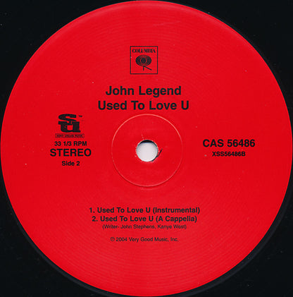 John Legend : Used To Love U (12")