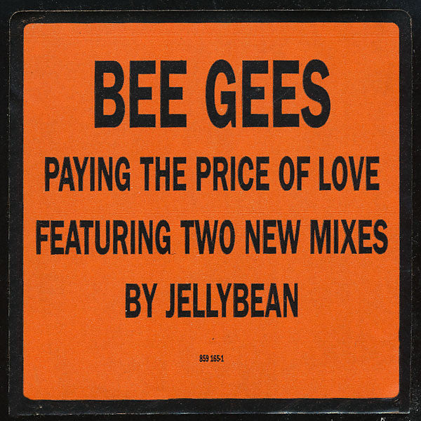 Bee Gees : Paying The Price Of Love (12")