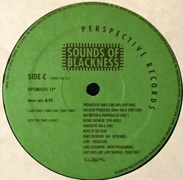 Sounds Of Blackness : Optimistic (2x12")