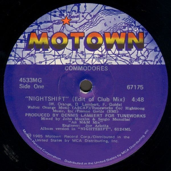 Commodores : Nightshift (12")