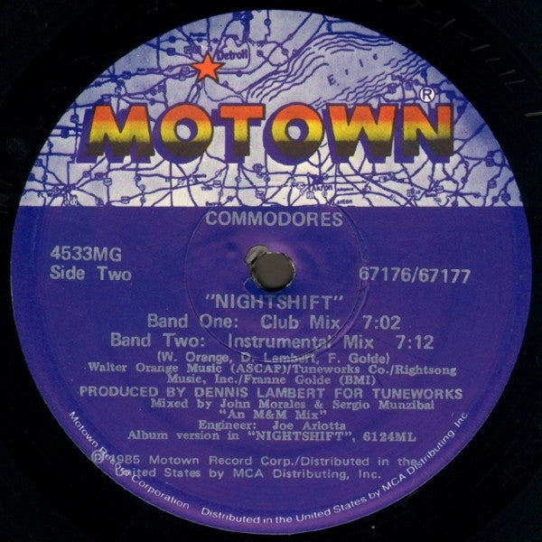Commodores : Nightshift (12")