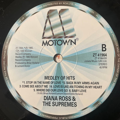 Diana Ross & The Supremes* : Stop! In The Name Of Love (12")