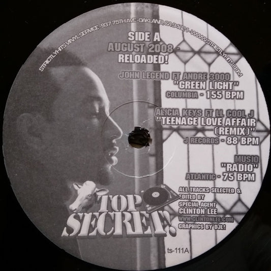 Various : Top Secret! August 2008 Reladed (12", Comp, Unofficial)