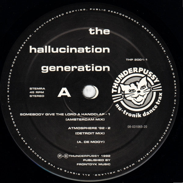 The Hallucination Generation : Somebody Give The Lord A Handclap (12")