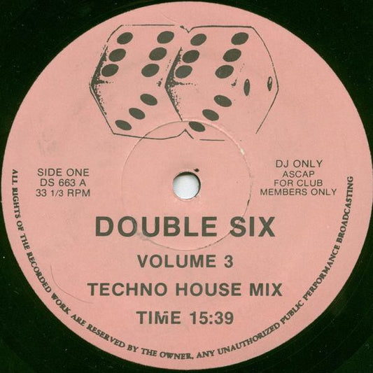 Various : Double Six Volume 3 (12", Mixed, Unofficial)