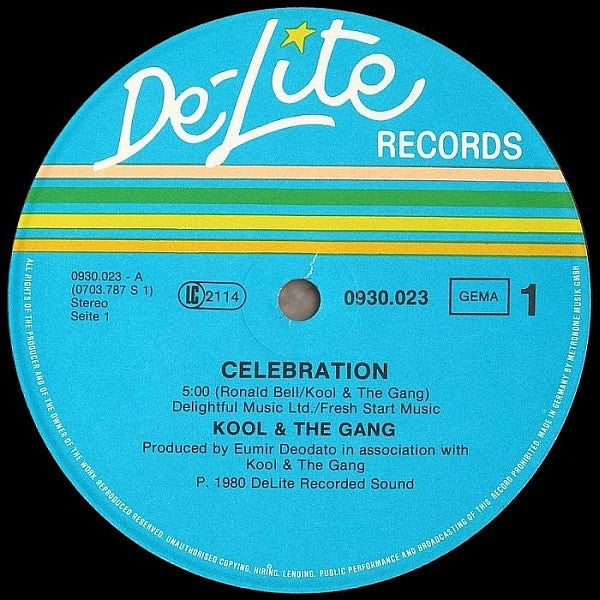 Kool And The Gang* : Celebration / Morning Star (12", Single)