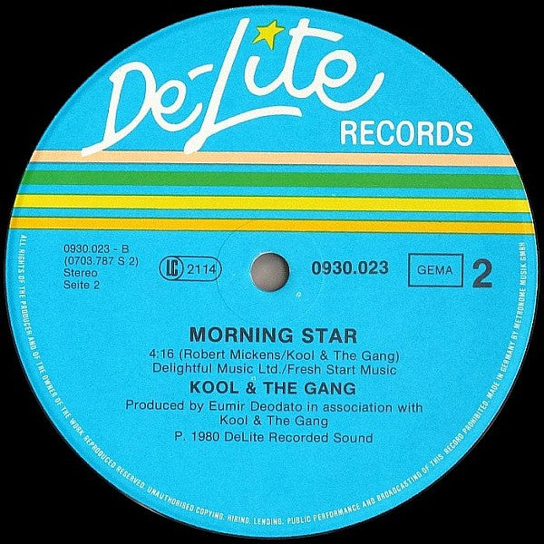 Kool And The Gang* : Celebration / Morning Star (12", Single)